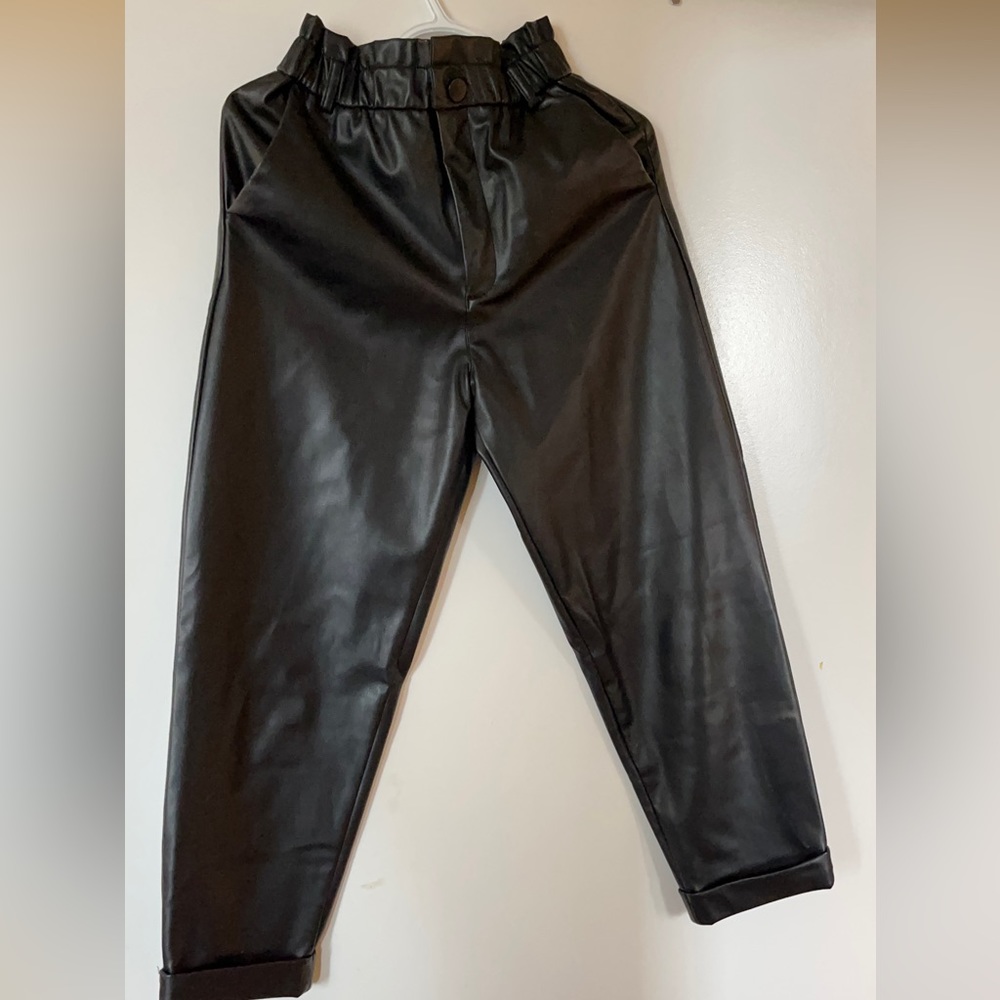 Zara leather pants xs